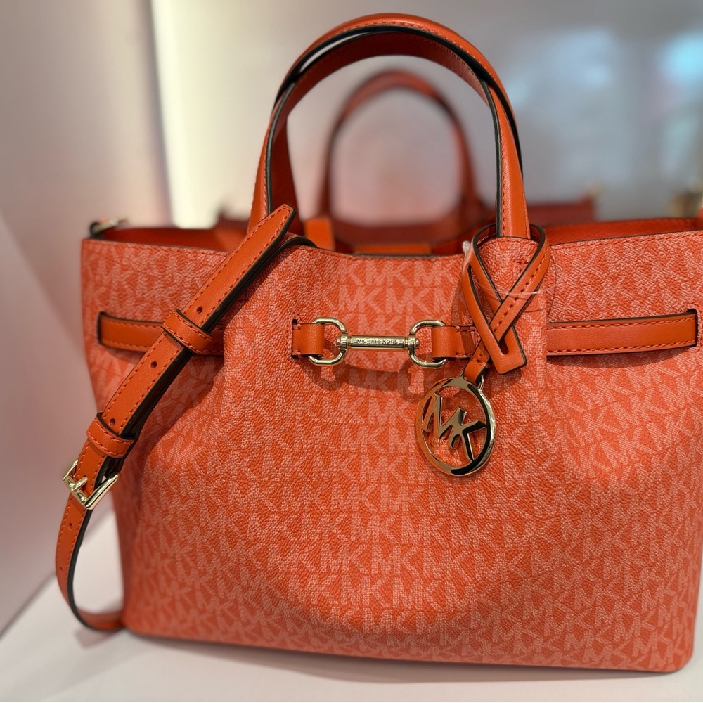Michael Kors Orange Tote Bag